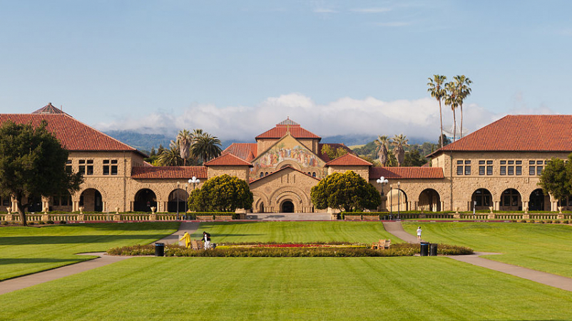 External view of the Stanford campus